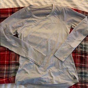 reebok women’s grey athletic top